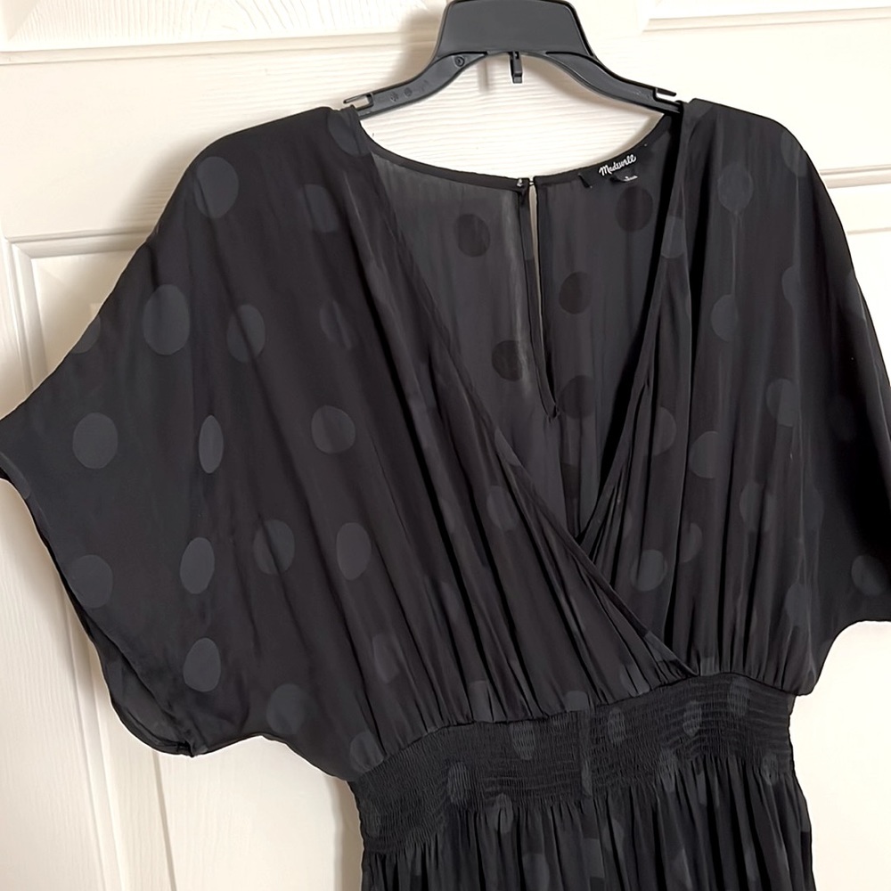 Madewell Black Polka Dot Jumpsuit